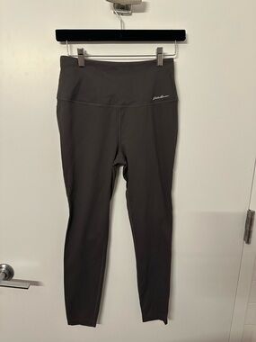 $45!! Eddie Bauer Women’s High-Waist Dark Grey Leggings Size M. FREE SHIPPING